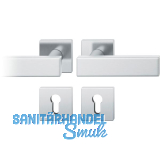 FSB Dr�ckergarnitur 12 1003 ASL auf Rosette eckig PZ, Edelstahl matt