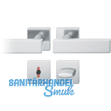 FSB Dr�ckergarnitur 12 1003 ASL auf Rosette eckig WC, Edelstahl matt