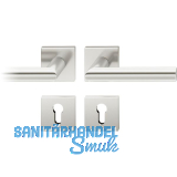 FSB Dr�ckergarnitur 12 1076 ASL auf Rosette eckig PZ, silber eloxiert