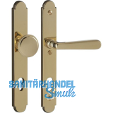 Sicherheits-Wechselgarnitur ALT-WIEN auf Schild PZ88, Messing poliert PVD