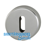 HOPPE Schl�sselrosette BB, � 53, H�he 9, Edelstahl - Effekt