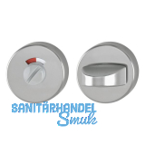 HOPPE WC - Rosette � 53, H�he 9, inkl. VK-Stift 5 x 65 mm, Edelstahl - Effekt