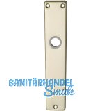 Langschild EUROPA, ungelocht, neusilber eloxiert