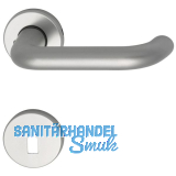 Dr�ckergarnitur SCH U - Form - auf Rosette BB, 38 - 43, silber eloxiert
