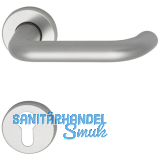 Dr�ckergarnitur SCH U - Form - auf Rosette PZ, 38 - 43, silber eloxiert