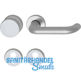 Wechselgarnitur SCH U - Form - auf Rosette PZ, silber eloxiert