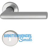 Dr�ckergarnitur SCH L - Form - auf Rosette BB, 38 - 43, silber eloxiert