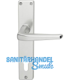 Dr�ckergarnitur EUROPA - auf Schild PZ 88, 38 - 42, silber eloxiert