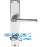 Dr�ckergarnitur EUROPA - auf Schild WC 90, 38 - 42, silber eloxiert