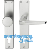 Wechselgarnitur EUROPA - auf Schild PZ 88, Alu silber eloxiert