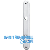 Langschild ELEGANT WG 500, WC 90, m. Drehknopf, Alu poliert