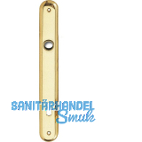 Langschild ELEGANT, BB 90, o. Hangerl, Messing poliert