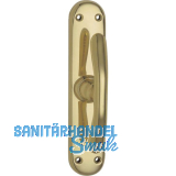 GRUNDMANN Fenstertrieb ELEGANT 521 - gebogen, Messing poliert