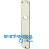 Langschild WG 2000, WC 90, m. Drehknopf, Alu neusilber eloxiert