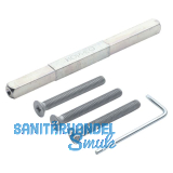 HOPPE Befestigungsset zu Sicherheits-Dr�ckergarnitur T�rst�rke 47-52 mm