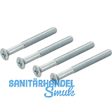 HOPPE Schrauben-Set zu Hebeschiebegarnituren Griff/Muschel, TS 100 - 105