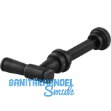 SCH�RGHOFER WC-Sperrgarnitur, Eisen verzinkt geschw�rzt