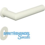 HEWI Dr�ckergarnitur Serie 162 - mit Rundrosetten BB, wei� matt