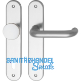 Wechselgarnitur WG 1700L PZ 88, - auf Schild PZ 88, Alu silber eloxiert