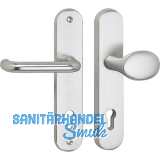 SH-Wechselgarnitur GARDA-Knopf gekr., ohne Kzs., silber, RC2, 50 x 247 x 15