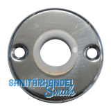 Dr�ckerrosette WG mit Dr�ckerf�hrung 16 mm, Aluminium poliert