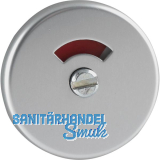 WC-Aussenrosette WG � 50 mm, mit Anschraubtr�ger "U", silber eloxiert
