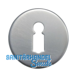 Schl�sselrosette BB WG D70, � 50 mm, mit Universaltr�ger "U", silber eloxiert