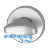 WC-Rosette � 50 mm, mit Anschraubtr�ger"U" und Drehknopf, silber eloxiert