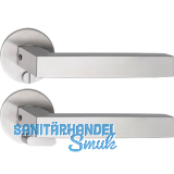 SOLIDO Solo Dr�ckergarnitur MALM� - Flachrosette rund, WC, Not�ffner, Edelstahl