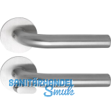 SOLIDO Solo Dr�ckergarnitur DUBLIN - Flachrosette rund, WC, blind, Edelstahl