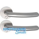 SOLIDO Solo Dr�ckergarnitur HELSINKI - Flachrosette rund,f�r Schl�ssel,Edelstahl