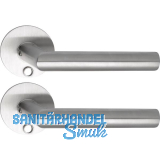 SOLIDO Solo Dr�ckergarnitur NORWEGEN - Flachrosette rund,f�r Schl�ssel,Edelstahl