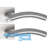 SOLIDO Solo Dr�ckergarnitur OSLO - Flachrosette eckig, WC, Not�ffner, Edelstahl