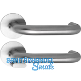 SOLIDO Solo Dr�ckergarnitur TALIN - Flachrosette rund, WC, blind, Edelstahl