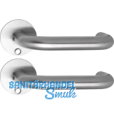 SOLIDO Solo Dr�ckergarnitur TALIN - Flachrosette rund, f�r Schl�ssel, Edelstahl