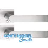 SOLIDO Solo Dr�ckergarnitur DOVER - Flachrosette eckig, f�r Schl�ssel, Edelstahl