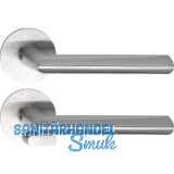 SOLIDO Solo Dr�ckergarnitur GLASGOW - Flachrosette rund, WC, blind, Edelstahl