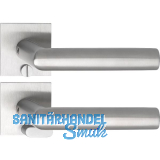SOLIDO Solo Dr�ckergarnitur VADUZ - Flachrosette eckig, WC, Not�ffner, Edelstahl