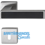 MARCHESI Dr�ckergarnitur Inlay BB, Edelstahl matt/Inlay schwarz matt