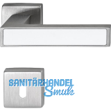 MARCHESI Dr�ckergarnitur Inlay BB, Edelstahl matt/Inlay wei�