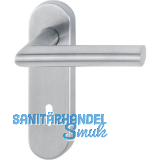 Objekt Dr�ckergarnitur AMSTERDAM auf Kurzschild BB, Edelstahl matt