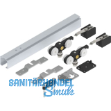 SOLIDO 100 Beschlagset Holz Wandtasche L=2000 mm Fl�gelbreite 900-1000 mm silber