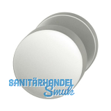 T�rknopf 23 0829 - auf Rosette, � 50 mm fest 55 mm, silber eloxiert