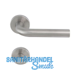 SOLIDO Dr�ckergarnitur DUBLIN - auf Rosette WC, 38 - 45, Edelstahl matt FH