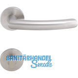 SOLIDO Dr�ckergarnitur HELSINKI - auf Rosette WC, 38 - 45, Edelstahl matt FH