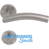 SOLIDO Dr�ckergarnitur OSLO - auf Rosette WC, 38 - 45, Edelstahl matt FH