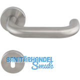 SOLIDO Dr�ckergarnitur TALIN - auf Rosette BB, 38 - 45, Edelstahl matt