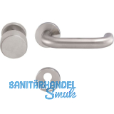 SOLIDO FH-Wechselgarnitur TALIN - auf Rosette PZ, 35 - 45,EI - 30,Edelstahl matt