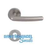 SOLIDO Dr�ckergarnitur PRAG - auf Rosette PZ, vernickelt matt