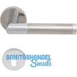 SOLIDO Dr�ckergarnitur RIO - auf Rosette BB, verchromt/vernickelt matt